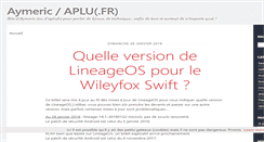 Desktop Screenshot of aplu.fr